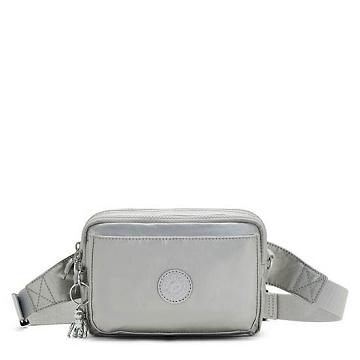 Kipling Abanu Multi Metallic Convertible Crossbody Taske Lysegrå | DK 1028PJ